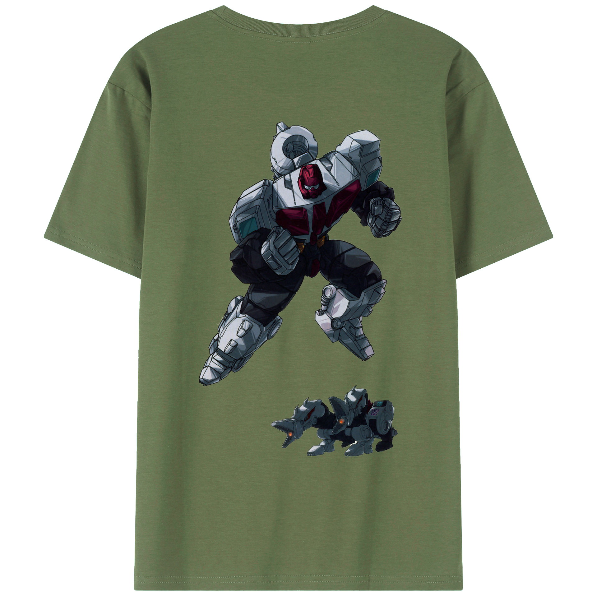 （画像用）  綿100％ メンズ半袖Tシャツ（バックプリント） 通気性